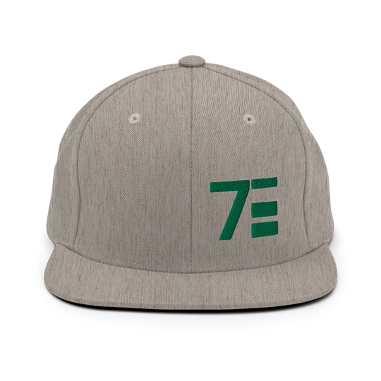 logo-flat-bill-lgbtq-hat-grey-with-green-embroidery