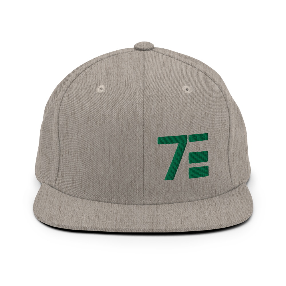 logo-flat-bill-lgbtq-hat-grey-with-green-embroidery
